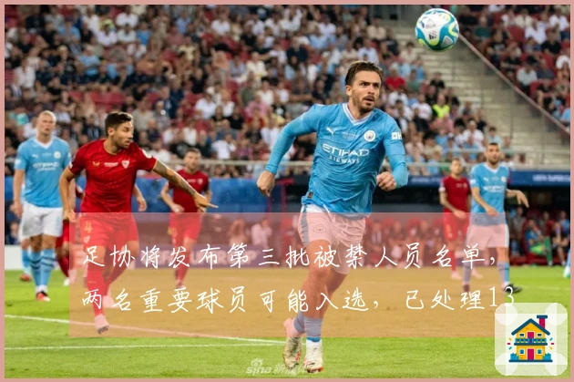 足协将发布第三批被禁人员名单，两名重要球员可能入选，已处理136人及13支队伍。